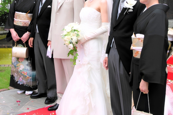 新郎新婦と両親
