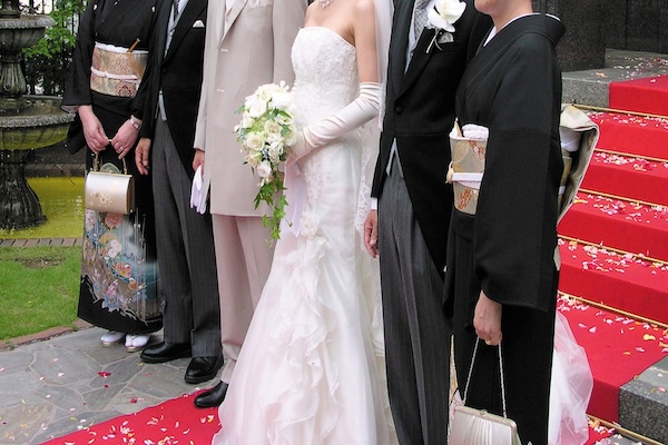 新郎新婦と両親