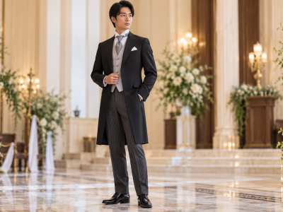 フロックコートを着た男性