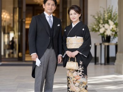 正装の男性と女性